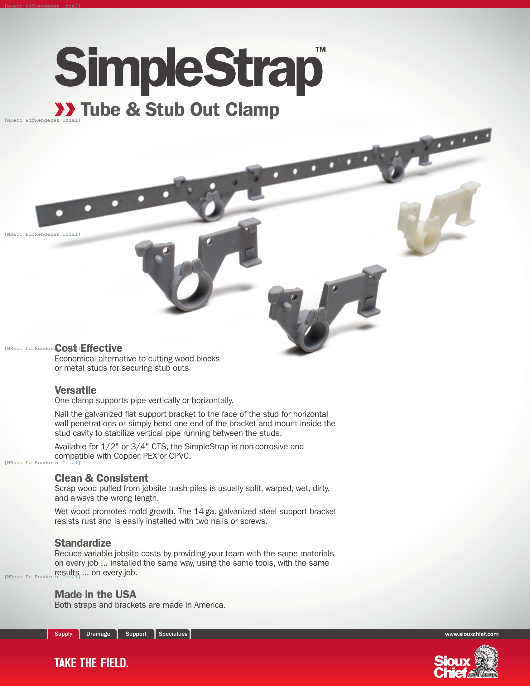 SIMPLESTRAP - STUB OUT CLAMP - BROCHURE.PDF Brochure Document